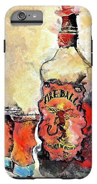 Fireball - Phone Case - Drunk Girl Art