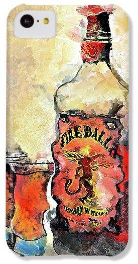 Fireball - Phone Case - Drunk Girl Art