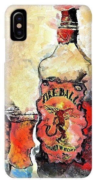 Fireball - Phone Case - Drunk Girl Art