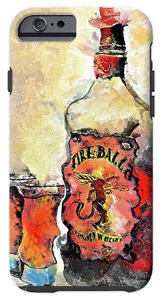 Fireball - Phone Case - Drunk Girl Art