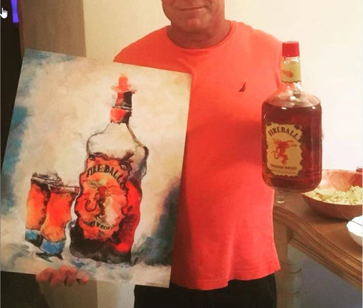 Fireball | Drunk-Girl-Art