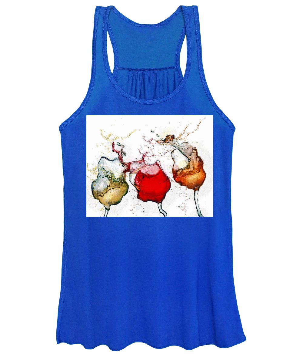 Full Vineyard  - Women's Tank Top - Drunk Girl Art