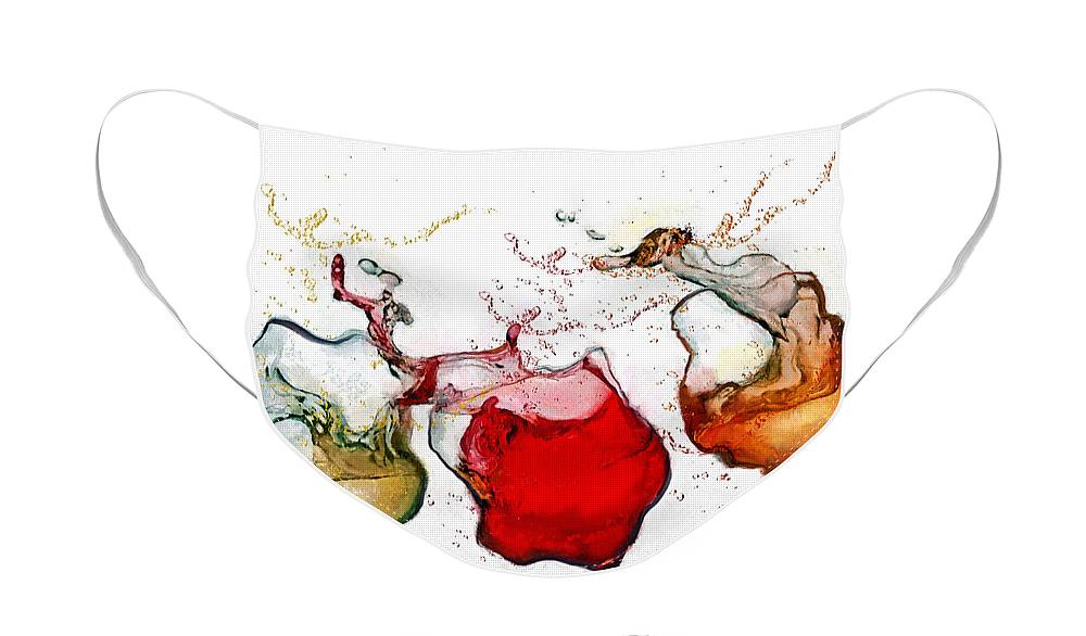 Full Vineyard  - Face Mask - Drunk Girl Art