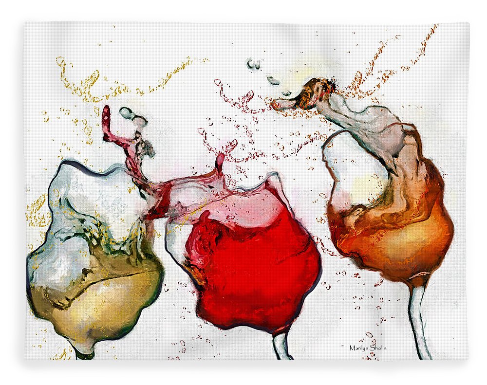 Full Vineyard  - Blanket - Drunk Girl Art