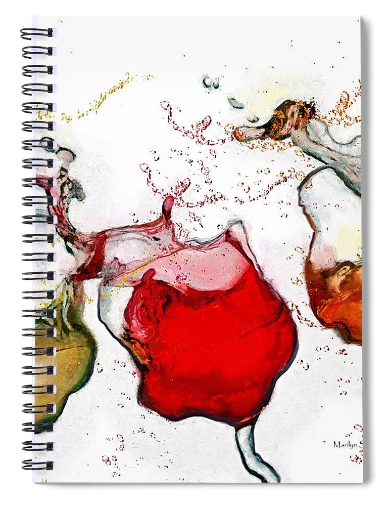 Full Vineyard  - Spiral Notebook - Drunk Girl Art