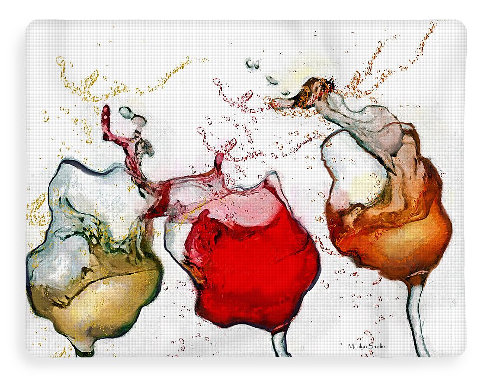 Full Vineyard  - Blanket - Drunk Girl Art