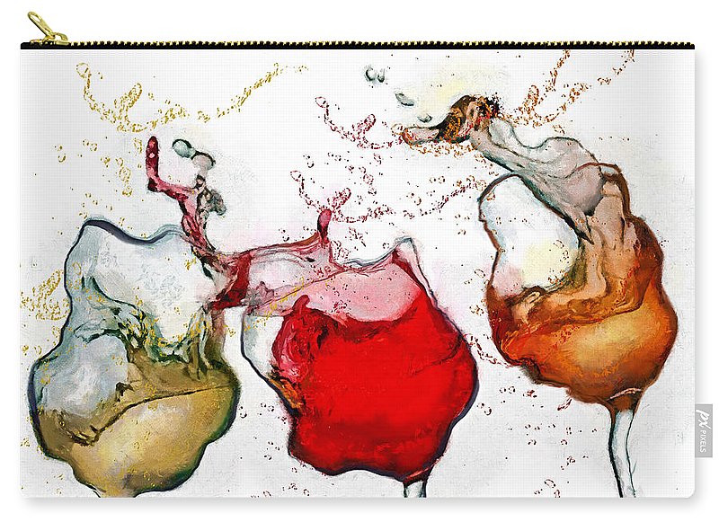 Full Vineyard  - Carry-All Pouch - Drunk Girl Art