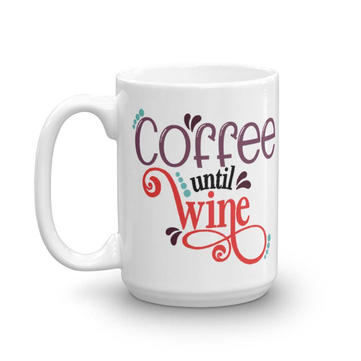 Coffee First then Wine Mug - Drunk Girl Art