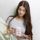 May Contain Wine 15oz Oversized Mug - Drunk Girl Art