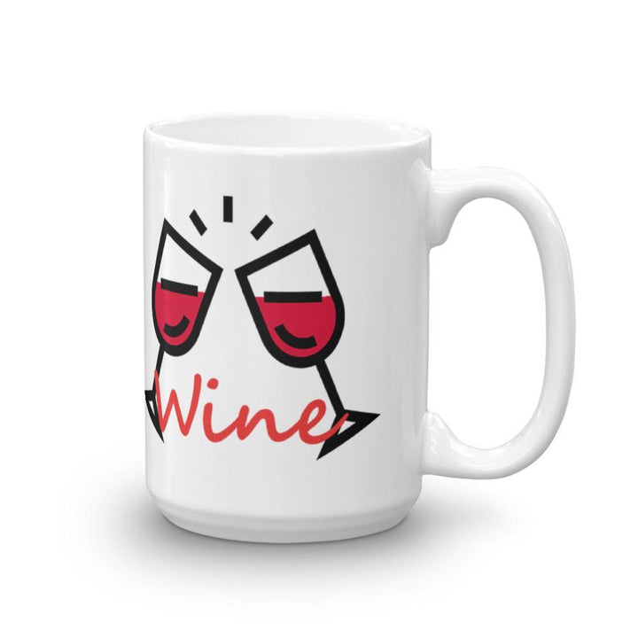 Coffee First then Wine Mug - Drunk Girl Art