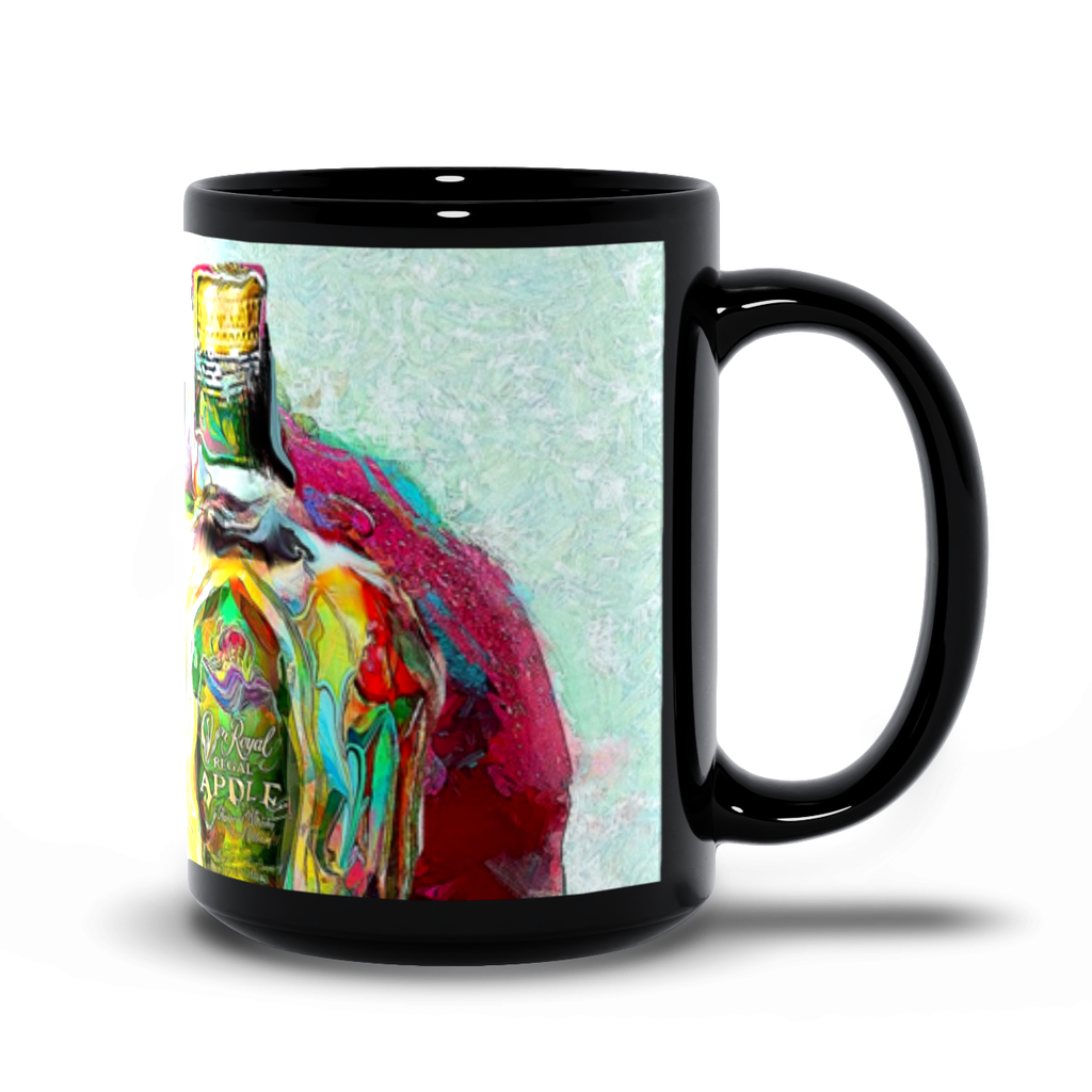 CROWN ROYAL BLACK APPLE 15oz MUG - Drunk Girl Art