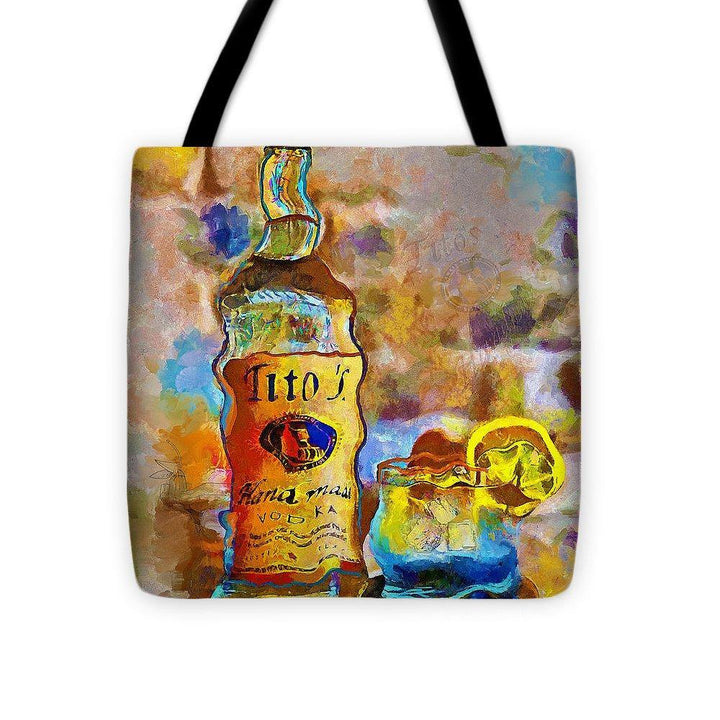 Titos - Tote Bag - Drunk Girl Art