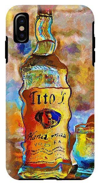 Titos - Phone Case - Drunk Girl Art
