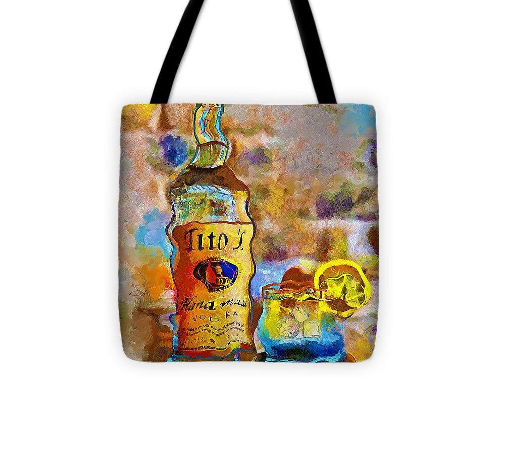 Titos - Tote Bag - Drunk Girl Art