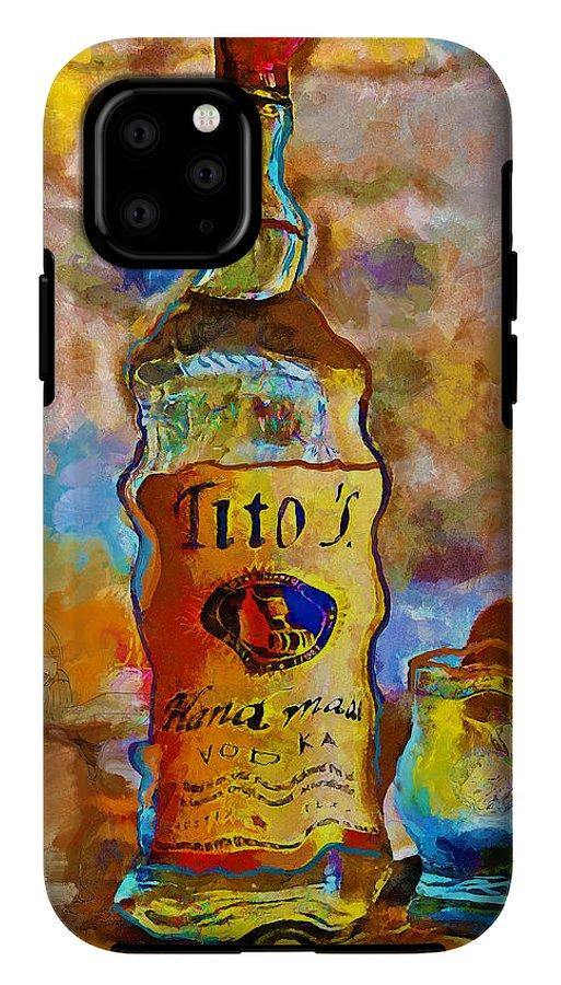 Titos - Phone Case - Drunk Girl Art