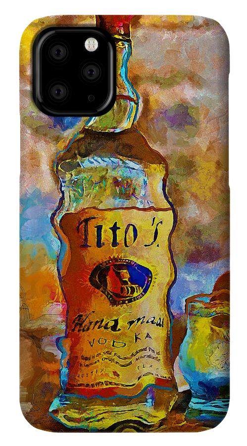 Titos - Phone Case - Drunk Girl Art