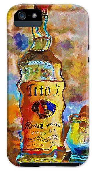 Titos - Phone Case - Drunk Girl Art