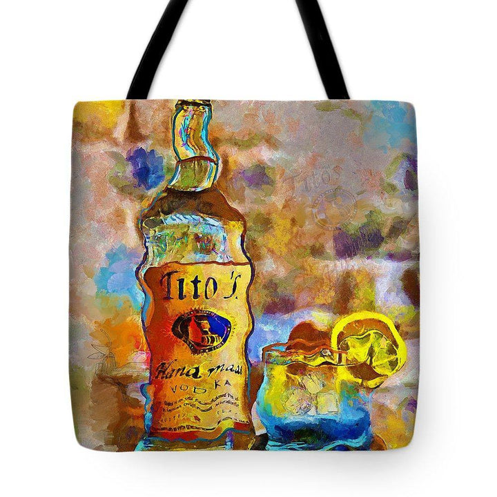 Titos - Tote Bag - Drunk Girl Art