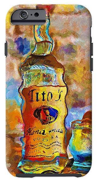 Titos - Phone Case - Drunk Girl Art