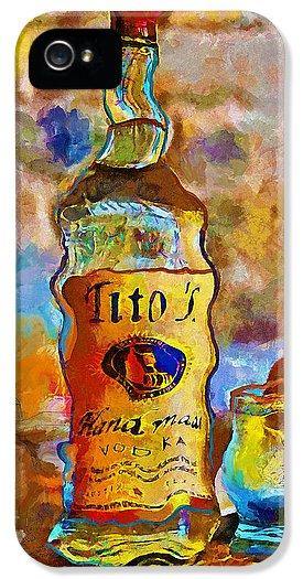 Titos - Phone Case - Drunk Girl Art
