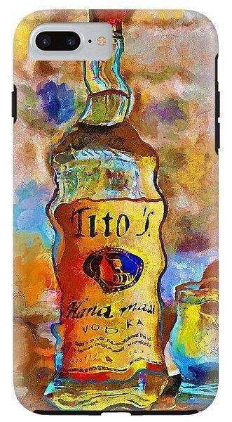 Titos - Phone Case - Drunk Girl Art