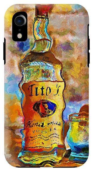 Titos - Phone Case - Drunk Girl Art