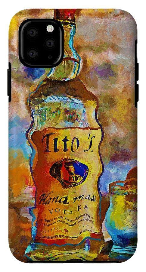 Titos - Phone Case - Drunk Girl Art