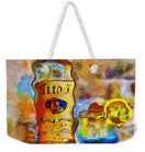 Titos - Weekender Tote Bag - Drunk Girl Art